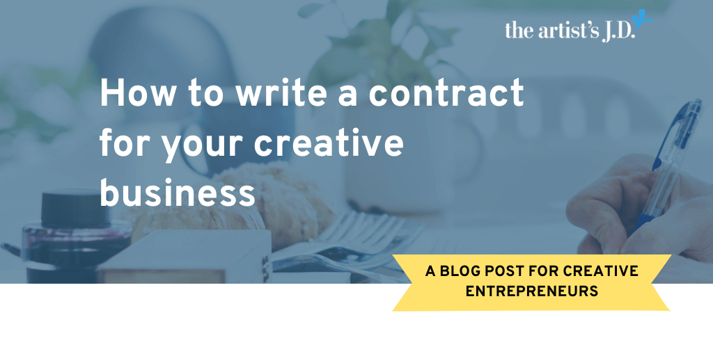 Contracts can be scary, but they are essential to every creative business. Learn the 17 things you should consider including when you write your contract.