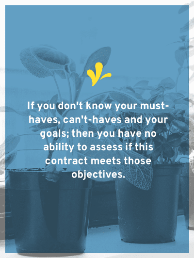 I review contracts on a daily basis. So I've developed a review system which makes sure I don’t forget anything, am efficient and that it is a good deal.