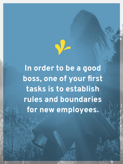 You should establish rules and boundaries with your new employees. But do you know what you legally should and shouldn’t include in these rules?