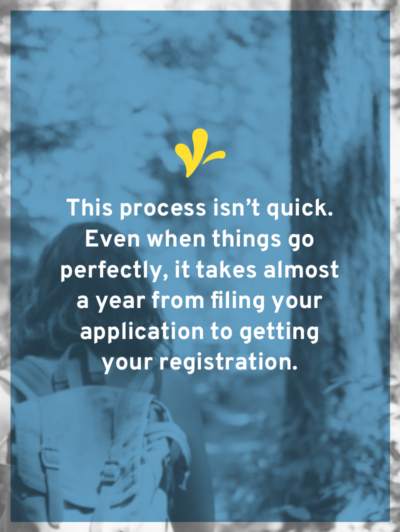 I believe in DIY-ing things for your biz. But I think it's a terrible idea to DIY your trademark. Learn why + the five trademark registration steps.