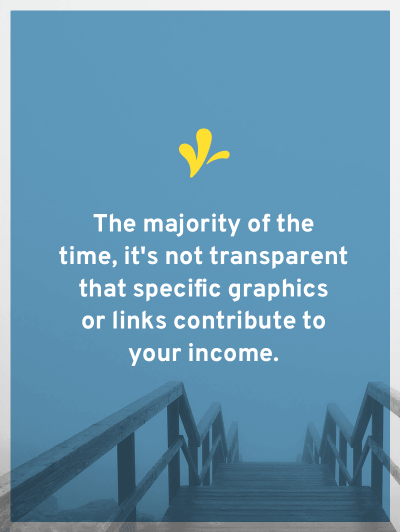 A blog income report often reveals one big mistake: that you are making money from affiliates or sponsors but aren't transparent about that everywhere else.