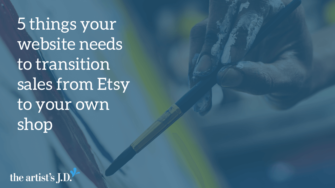 Could you survive if Etsy failed? This is scary if you are an Etsy business. Do you know what five things you should have to start selling on your website?