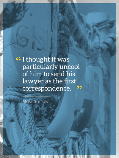 What do you do when you get a trademark cease and desist letter? Learn how Alyson Stanfield responded when she got a letter about one of her programs.