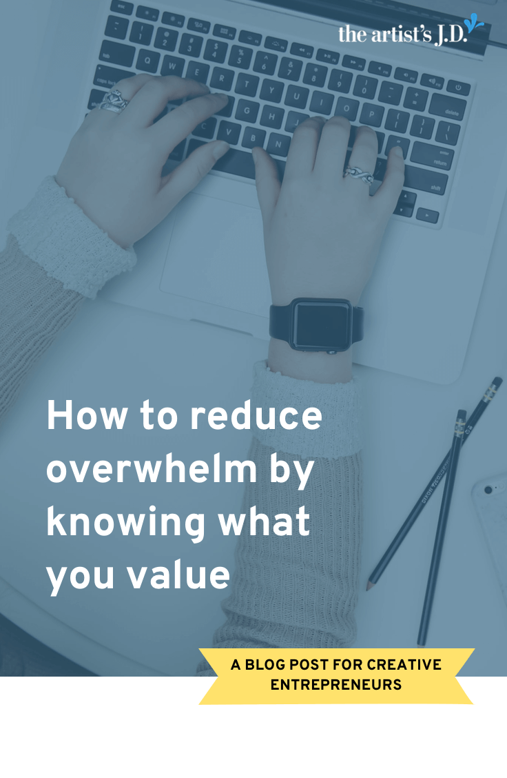 Knowing your business values is one of the keys to reducing overwhelm and filtering out the noise. Use this list of 200+ words to determine your creative business’ values.