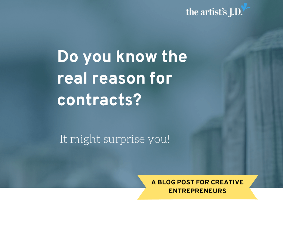 What's the purpose of a contract? Not to prevent someone from taking advantage of you, but to make sure everyone is on the same page.