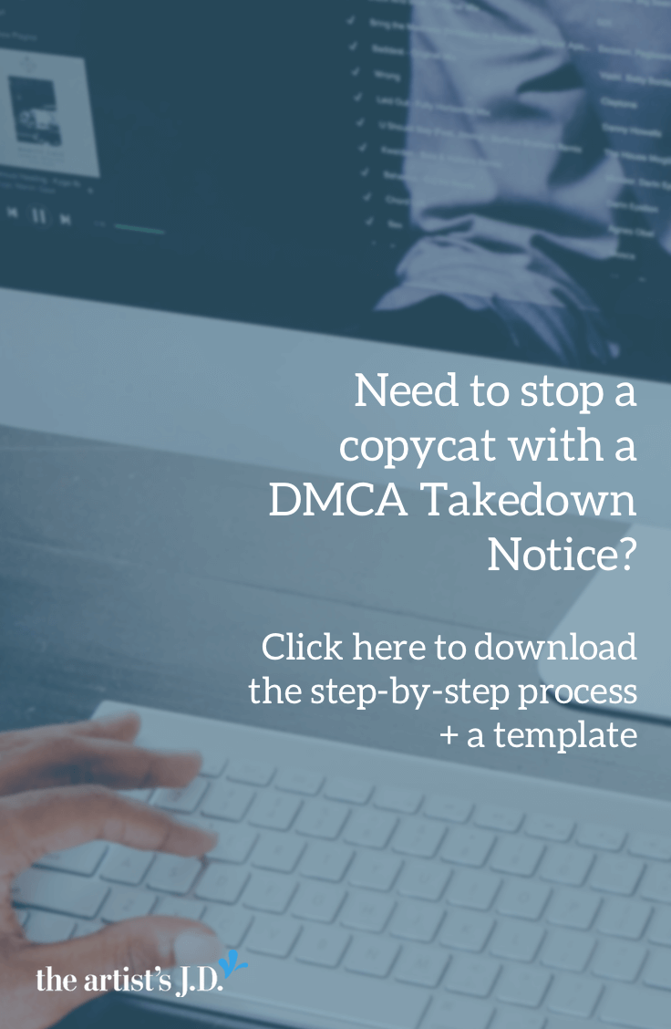 Use a DMCA Takedown Notice to stop a copycat