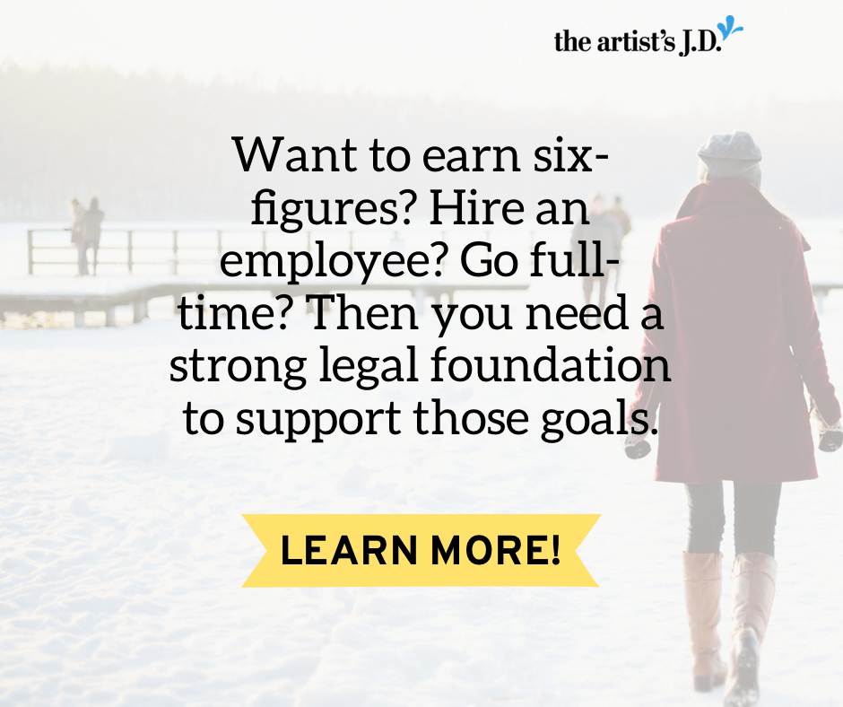 Running a regular legal check-up of your creative business sounds boring. But it is critical to building a foundation to support your 2017 big goals.