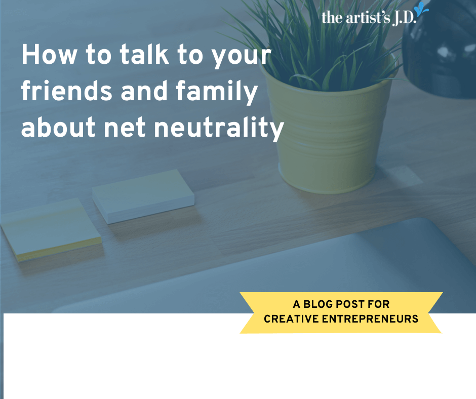 If you are a creative person, you need to care about net neutrality. Your livelihood depends on it. But why should those that don't create care? Learn why.