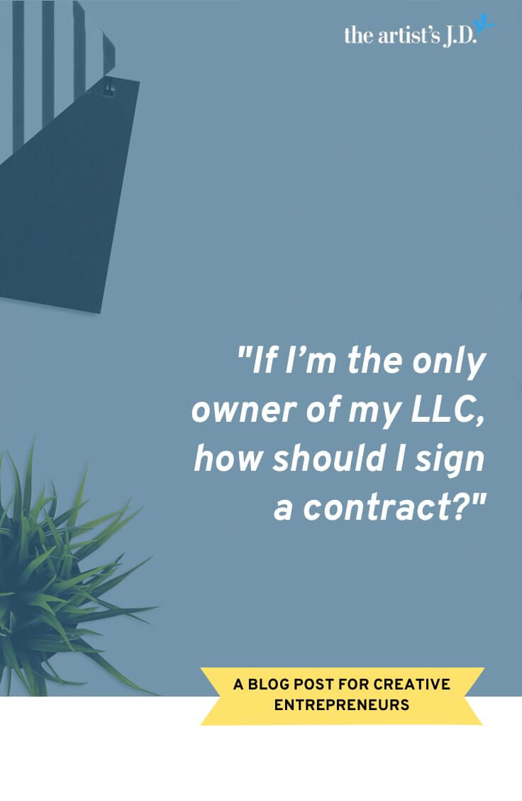 Congrats you are an LLC! Now you have to act like one! In this Ask Kiff, I share how your LLC should sign a contract! (And the one way you shouldn't!)