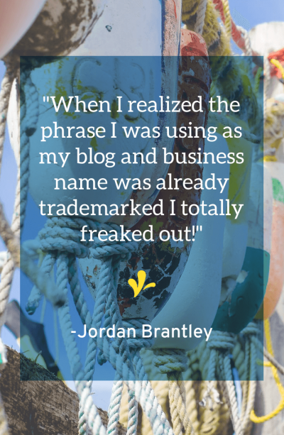 Transitioning between a hobby and a business is hard. If you are going through this process, click through to learn why you should double-check your name before diving in.