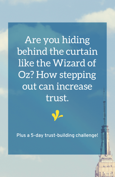 The Wizard of Oz refused to come out from behind the curtain. Do consumers think you are you doing the same thing on your website? Click through to learn how a couple simple tweaks can help establish trust in ecommerce websites and help visitors click the “buy” button.