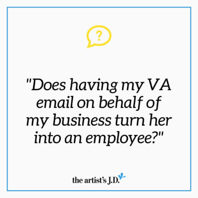 Got a VA? Is she an independent contractor? Then you won't want to miss this video that explains what tasks you legally can and can't assign to her.
