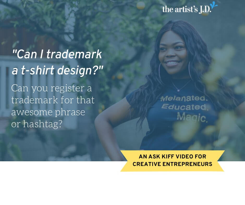 You come up with an awesome phrase that would be perfect for a mug, t-shirt, card, or hat. Learn if you can (or should) try to file a trademark application.